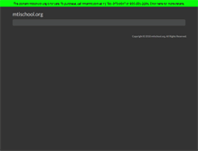 Tablet Screenshot of mtischool.org